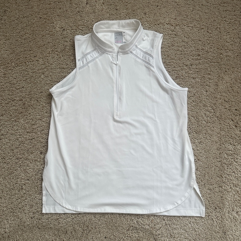 Lucky in Love Charger Tank NWT sz Large (133)